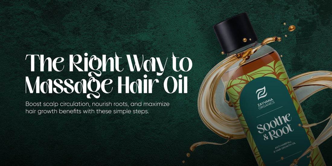 Right way to massage hair oil